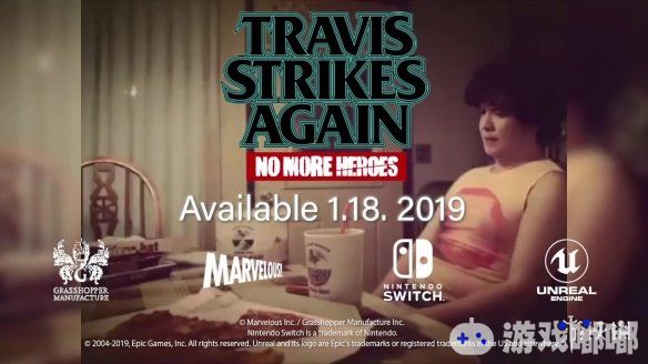 《英雄不再：特拉维斯的反击》全新的宣传片“Life is Destroy”（人生在于毁灭）公布，将于1月18日登陆Switch平台。