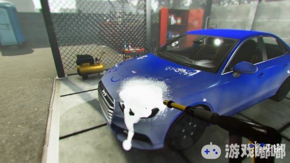 《洗车模拟器(Car Wash Simulator)》是一款非常有意思的模拟经营游戏，玩家需要在游戏中建立一家洗车店，并且把它经营好，官方最近公布了游戏的首部预告片，让我们一起来看看吧！